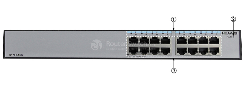 Фото Huawei S1700-16G(16 Ethernet 10/100/1000 ports,AC 110/220V)