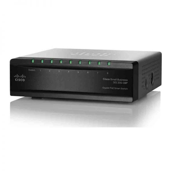 Фото SG200-08P - Cisco Small Business 200 Series Smart Switches