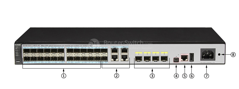 Фото S5700-52X-LI-48CS-AC Huawei S5700 Series Switch