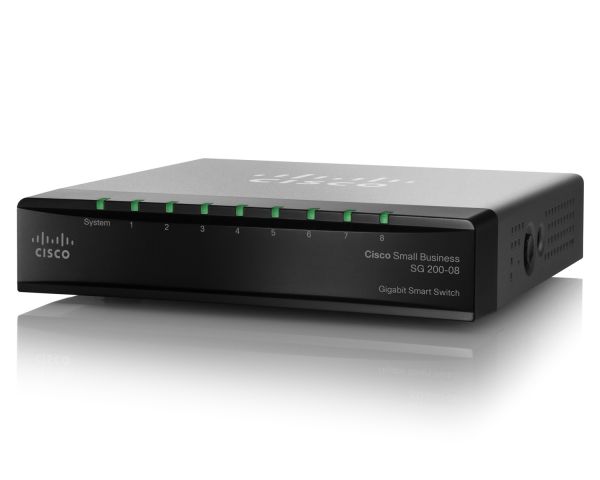 Фото SG200-08 (SLM2008T-CN) Cisco 200 Smart Switch