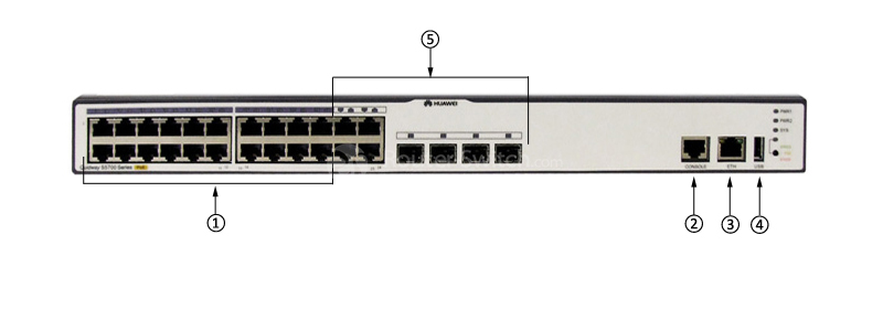 Фото S5700-24TP-PWR-SI-AC Huawei S5700 Series Switch