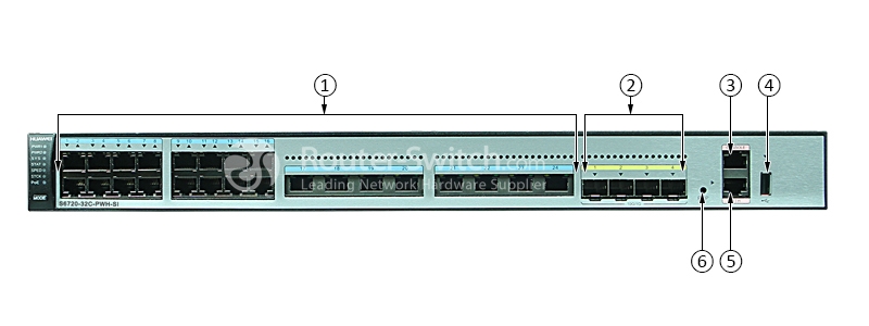 Фото S6720-32C-PWH-SI - Huawei S6704 Series Switches