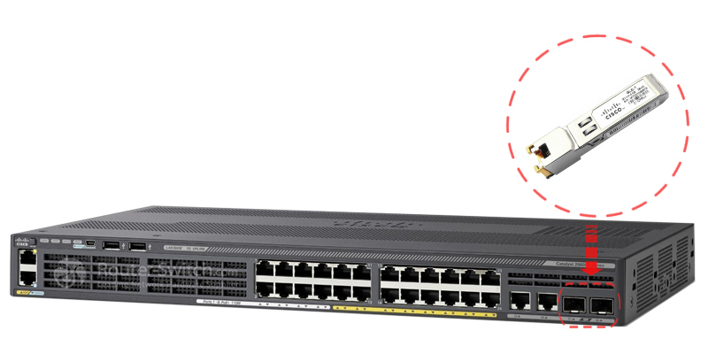 Фото GLC-T 1000BASE-T SFP