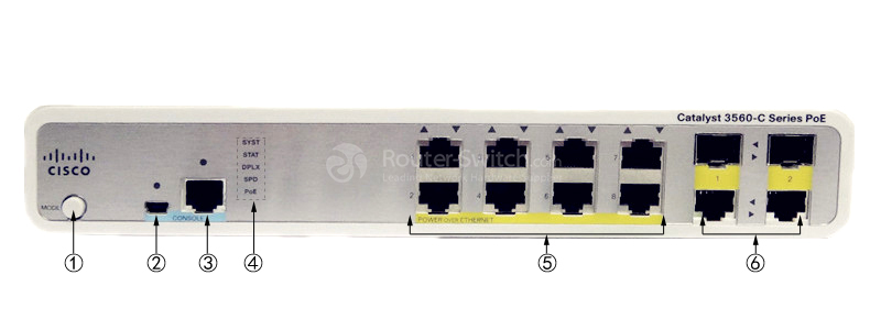 Фото WS-C3560C-8PC-S Catalyst 3560-C Switch