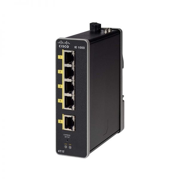 Фото IE-1000-4T1T-LM - Cisco Industrial Ethernet 1000 Switches
