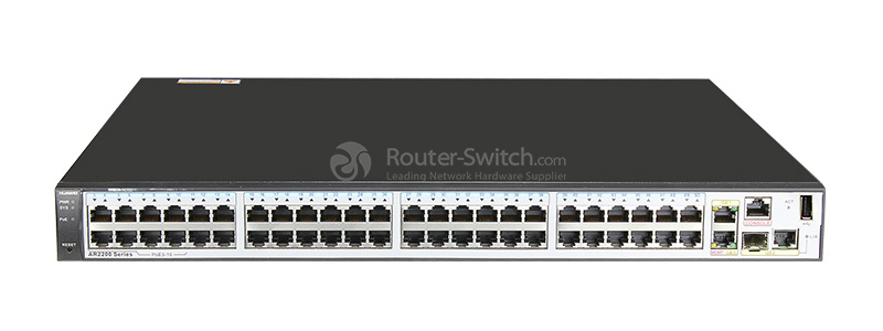 Фото Huawei AR2204-51GE-P,3GE WAN(1GE Combo),48 GE(8 POE),1 USB,4 SIC,60W AC POWER(1+1)
