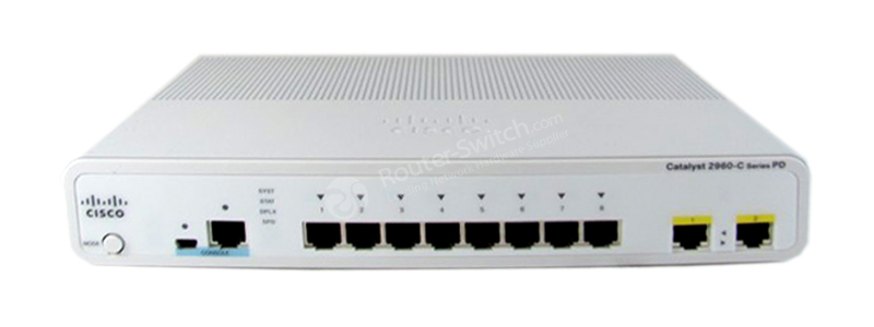 Фото WS-C2960CPD-8TT-L Catalyst 2960-C Series FE Switch