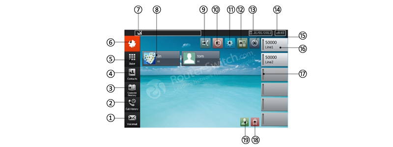 Фото Huawei IP1T8850UK01 eSpace 8850 Video Phone