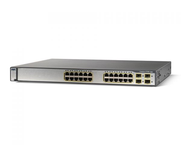 Фото WS-C3750G-24TS-E1U Cisco 3750 Switch