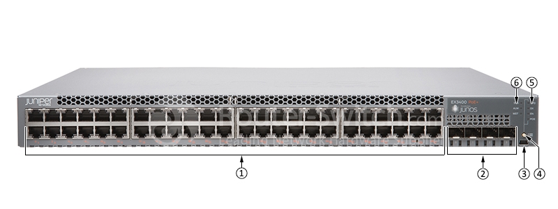 Фото EX3400-48P - Juniper EX3400 Series Ethernet Switches