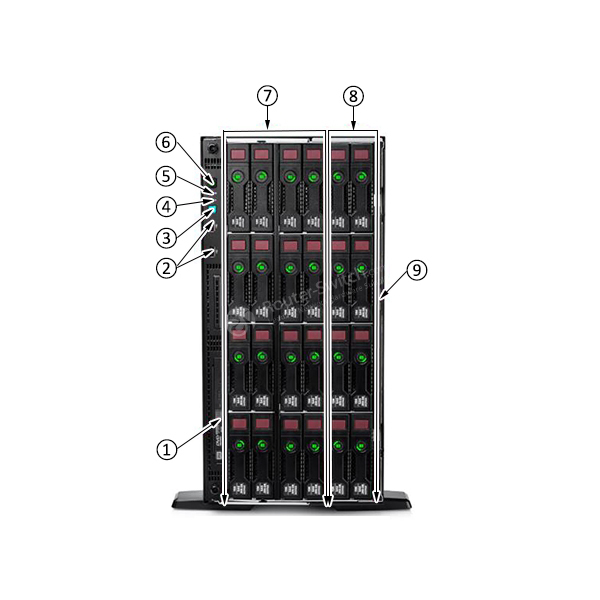 Фото 835851-S01 - HPE ProLiant ML350 Gen9 Server