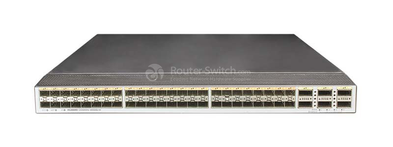 Фото Huawei CE6850U-48S6Q-HI Switch(48-Port 10GE SFP+,support 2/4/8G FC,6-Port 40GE QSFP+,2*FAN Box,Port-side Intake,Without Power Module)