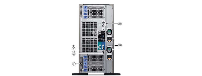 Фото Dell 5U T640 4210/8G*1/600G SAS 10K*1/H330/DVD/750W*1/3,5-8