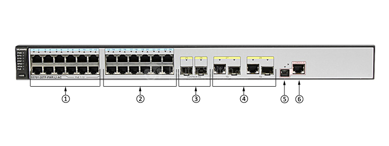 Фото S5701-28TP-PWR-LI-AC Huawei S5700 Series Switch