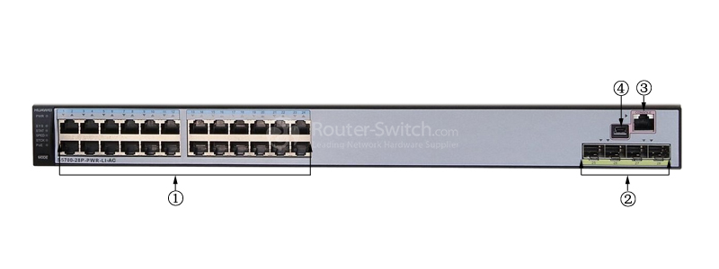 Фото S5700-28P-PWR-LI-AC 02353175 Huawei Quidway S5700 Switch