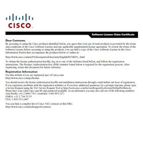 Фото L-FLS-A901-4S Cisco ASR 901 Series Feature Licenses
