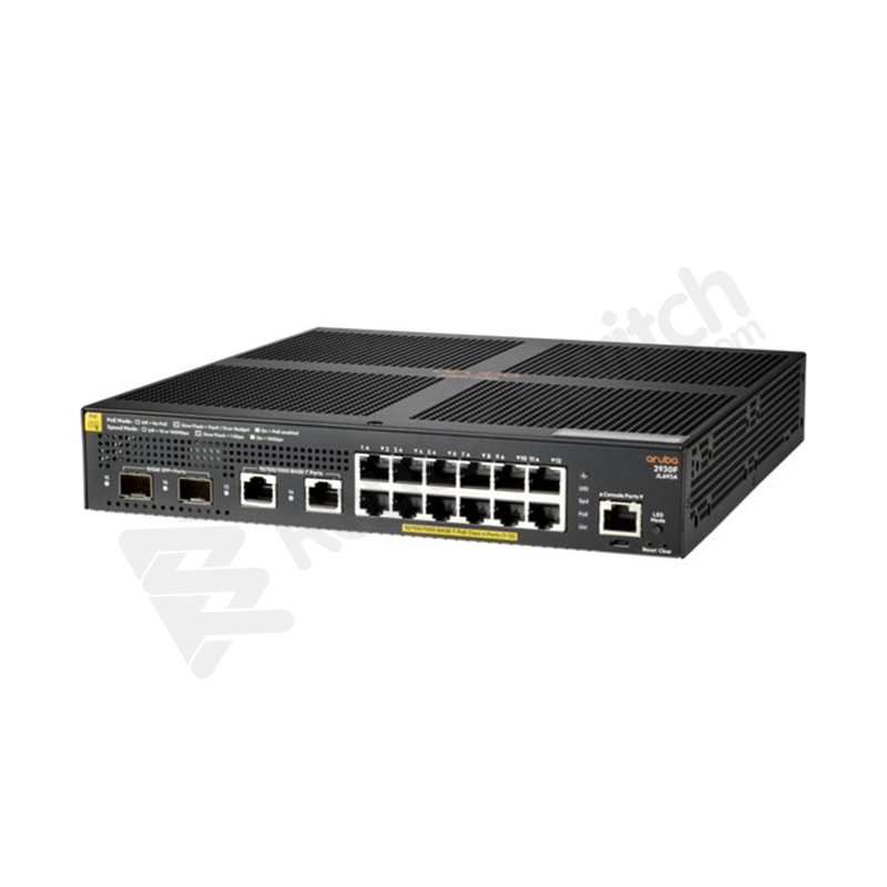 Фото JL693A - Aruba 2930F 12G PoE+ 2G/2SFP+ Switch
