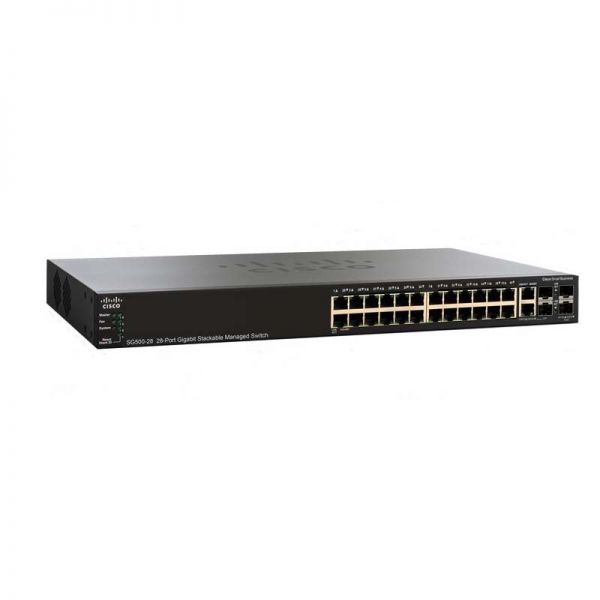 Фото SG500-28 - Cisco Small Business 500 Series Stackable Managed Switches