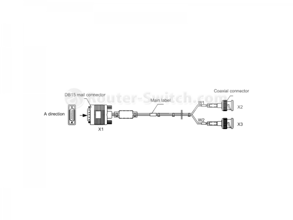 Фото CAB-75ohm-15 04024299 Huawei Trunk Cable