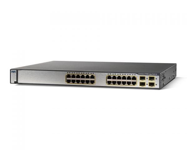 Фото WS-C3750G-24PS-S Cisco 3750 Switch