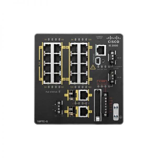 Фото IE-2000-16PTC-G-NX - Industrial Ethernet 2000 Series