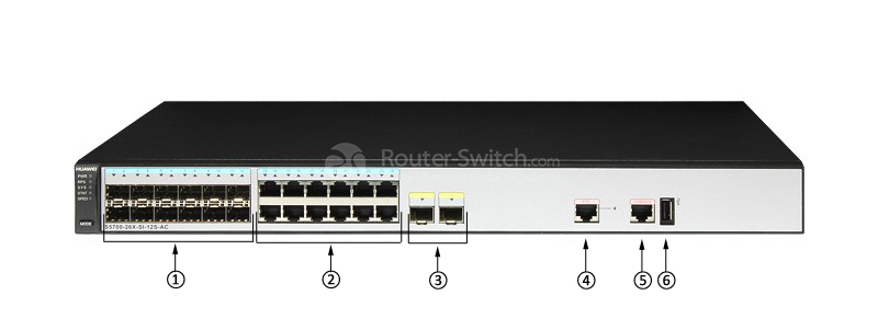 Фото S5700-26X-SI-12S-AC Huawei S5700 Series Switch