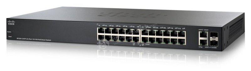 Фото SF200-24FP - Cisco Small Business 200 Series Smart Switches