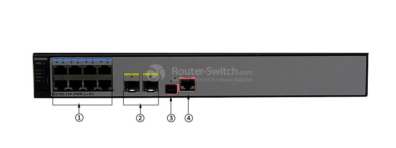 Фото S5700-10P-PWR-LI-AC 02354037 Huawei Quidway S5700 Switch