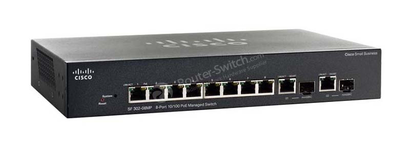 Фото SF302-08MP - Cisco Small Business 300 Series Managed Switches