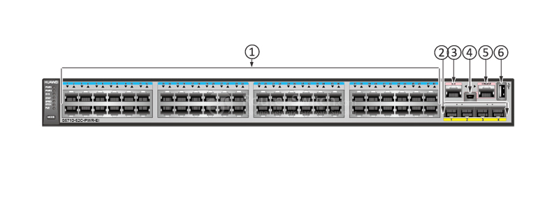 Фото S5710-52C-PWR-EI-AC Huawei S5700 Series Switch