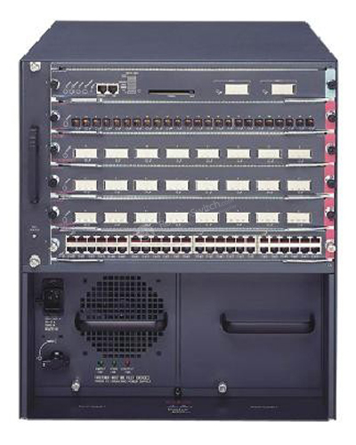 Фото WS-C6506-E Catalyst 6500 Enhanced 6-slot chassis 12RU