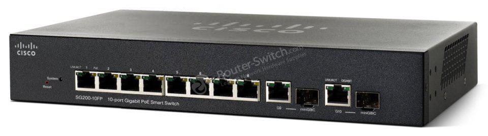 Фото SG200-10FP - Cisco Small Business 200 Series Smart Switches