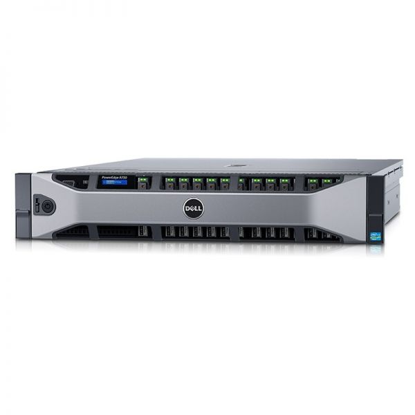 Фото Dell PowerEdge R730 2U E5-2603 v4/4GB/300G (SAS 2.5 10K)/4*1GE/H330/DVD/495W