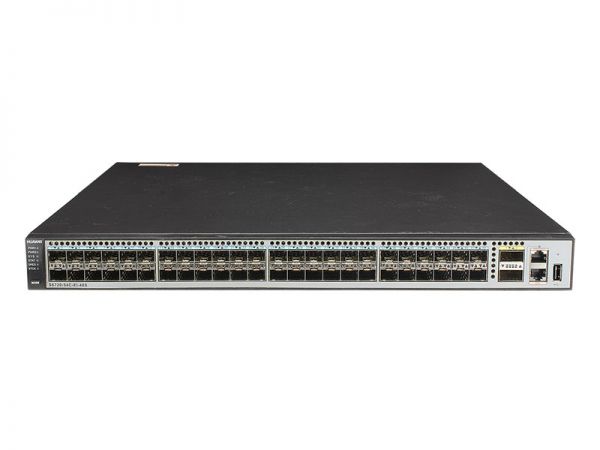 Фото Huawei S6720-54C-EI-48S Bundle(48 10 Gig SFP+,2 40 Gig QSFP+ interface,with 1 interface slot,with 600W AC power supply)