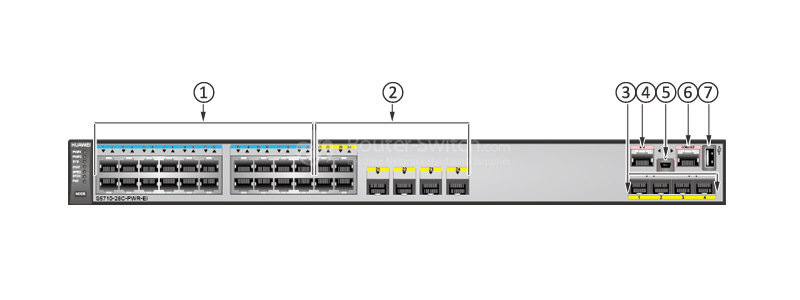 Фото S5710-28C-PWR-EI-AC Huawei S5700 Series Switch