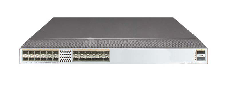 Фото Huawei CE6850U-24S2Q-HI Switch(24-Port 10GE SFP+,support 2/4/8G FC,2-Port 40GE QSFP+,2*AC Power Module,2*FAN Box,Port-side Intake)
