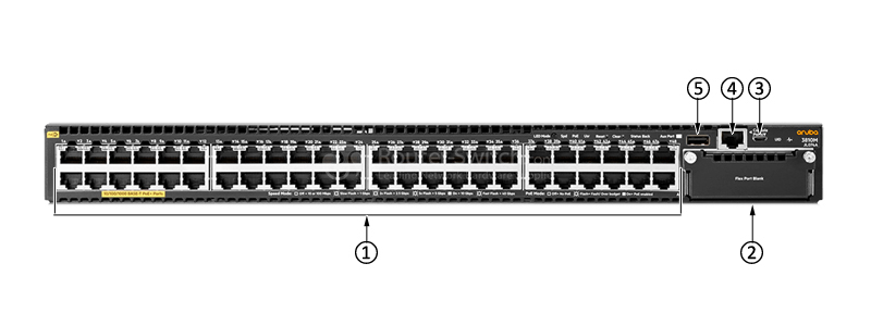 Фото HPE JL074A - Aruba 3810 Switch