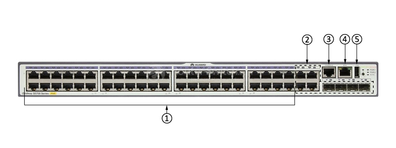 Фото S5700-48TP-PWR-SI Huawei Quidway S5700 Switch