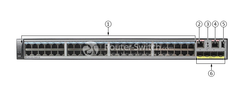 Фото S6720-52X-PWH-SI - Huawei S6700 Series Switches