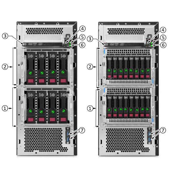 Фото 838502-001 - HPE ProLiant ML110 Gen9 Server