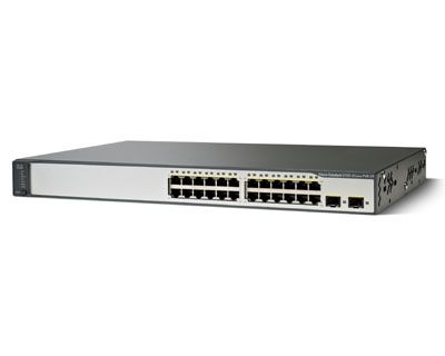 Фото WS-C3750V2-24PS-E Cisco 3750 Switch