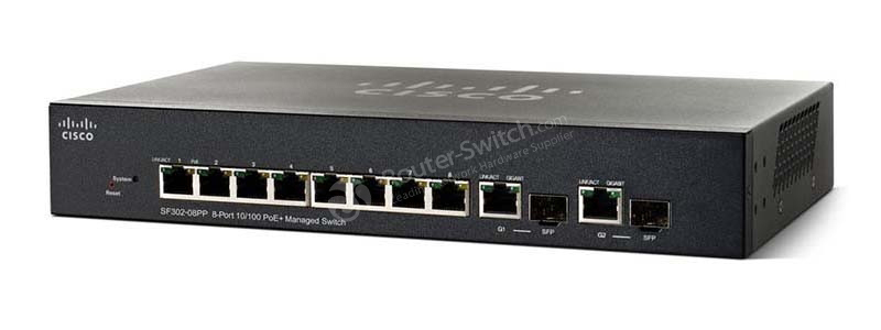 Фото SF302-08PP - Cisco Small Business 300 Series Managed Switches