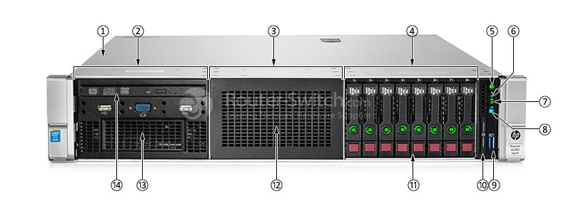 Фото 845806-375 - HPE ProLiant DL380 Gen9 Server
