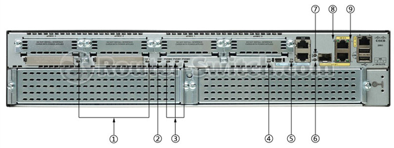 Фото CISCO2951/K9 Cisco 2951 Router ISR G2