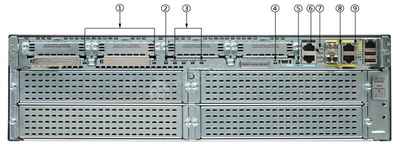 Фото CISCO3945/K9 Cisco 3945 Router 3900 Series ISR G2