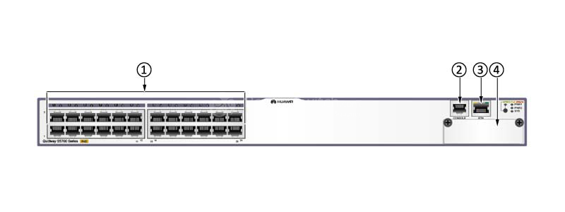 Фото S5700-28C-PWR-EI-AC Huawei S5700 Series Switch