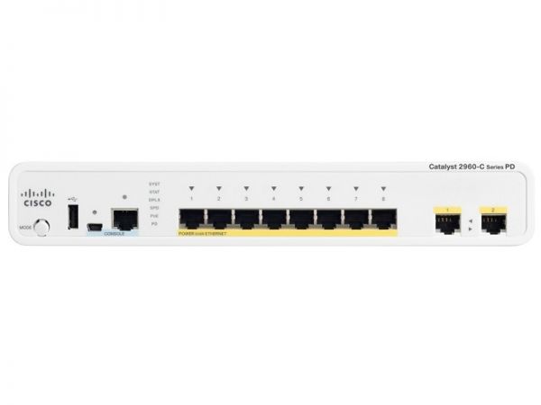 Фото WS-C2960CPD-8PT-L Catalyst 2960-C Series FE Switch