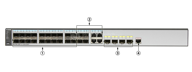 Фото S5700-28P-LI-24S-BAT Huawei S5700 Series Switch