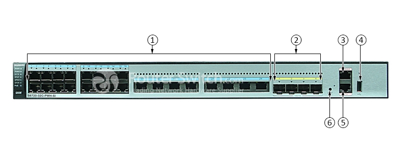 Фото S6720-32C-PWH-SI-AC - Huawei S6702 Series Switches