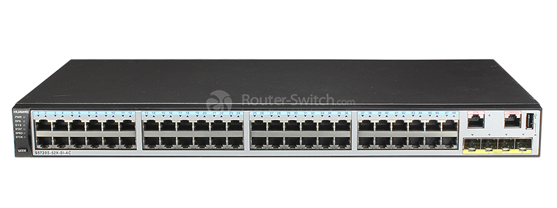 Фото Huawei S5720S-52X-SI-AC(48 Ethernet 10/100/1000 ports,4 10 Gig SFP+,AC 110/220V)